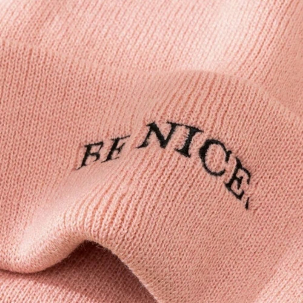 "Be Nice" Beanie - Picture 6 of 8